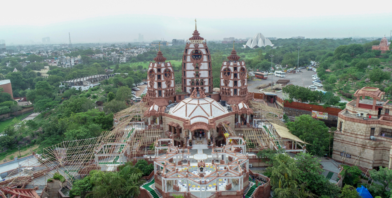 ISKCON Temple Delhi. The International Society for Krishna Consciousness, known colloquially as the Hare Krishna movement, ISKCON was founded in 1966 in New York City.