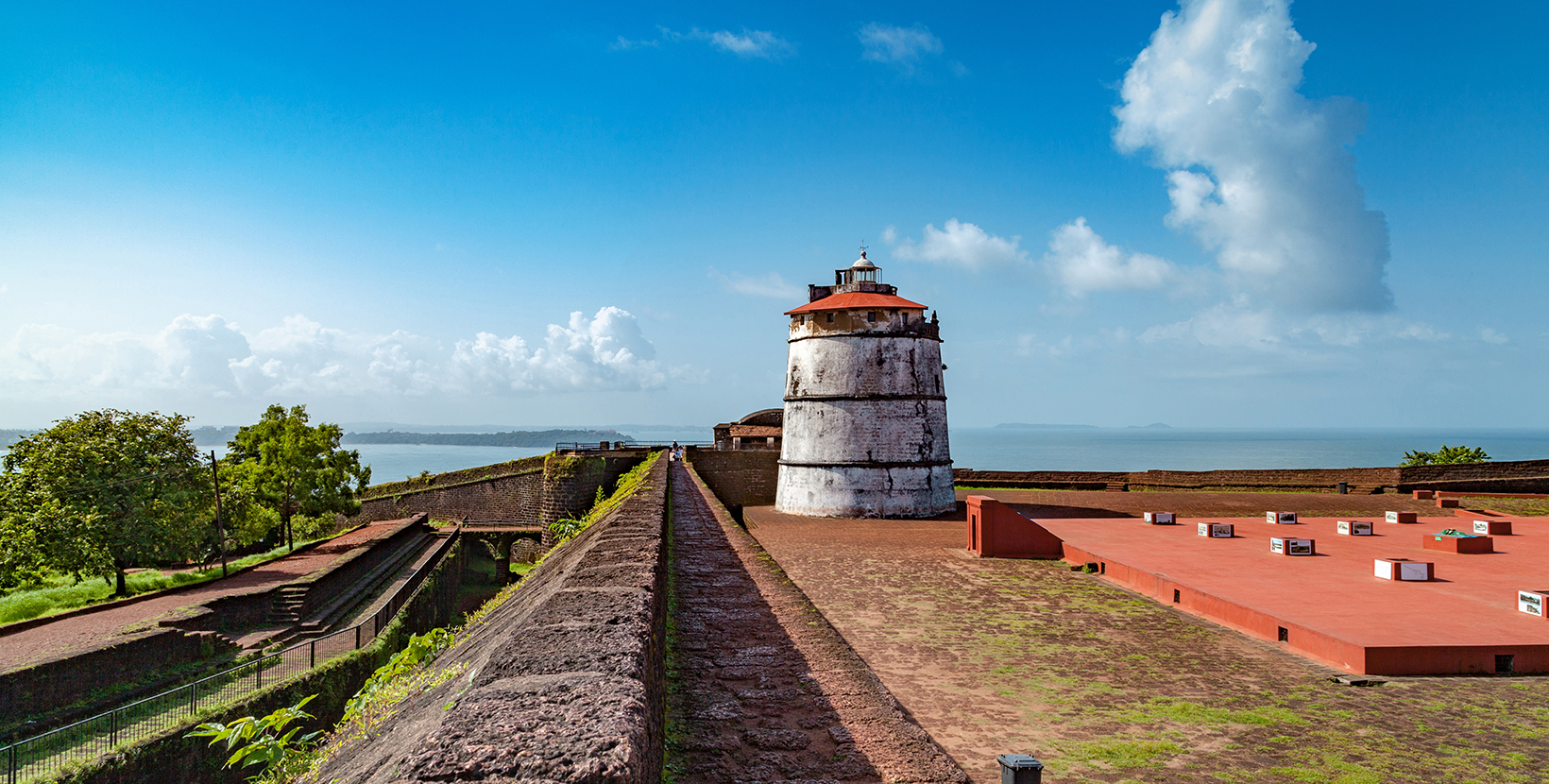 Aguada Fort - North Goa - Seventeenth-century Portuguese fort standing in Goa, India, on Sinquerim Beach; Shutterstock ID 1065727913; purchase_order: -; job: -; client: -; other: -